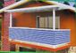 Resistente UV della rete dell'ombra del balcone dell'HDPE con gli occhielli di alluminio sui confini